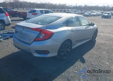 2020 Honda Civic Sport from USA, damaged, VIN 2HGFC2F86LH574338